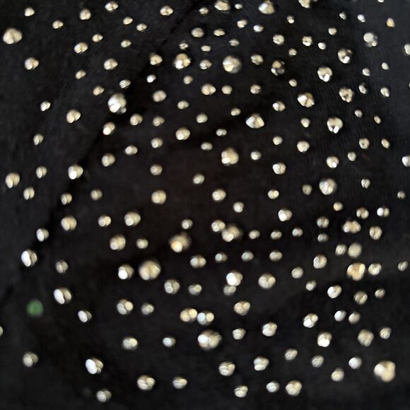 The Pyramid Collection womens small black sheath dress with fringe  Long Sleeve - Picture 8 of 11